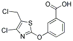 2-(3-CARBOXYPHENOXY)-4-CHLORO-5-CHLOROMETHYLTHIAZOLE Struktur