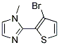 2-(3-BROMO-THIOPHEN-2-YL)-1-METHYL-1H-IMIDAZOLE Struktur