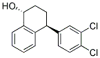 (1R,4S)-4-(3,4-DICHLORO-PHENYL)-1,2,3,4-TETRAHYDRO-NAPHTHALEN-1-OL Structure