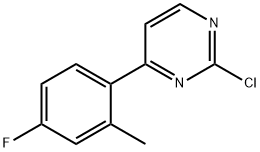 2-Chloro-4-(4-fluoro-2-methyl-phenyl)-pyrimidine