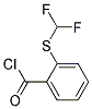 2-[(DIFLUOROMETHYL)-MERCAPTO]-BENZOYL CHLORIDE Struktur