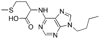 2-(9-BUTYL-9H-PURIN-6-YLAMINO)-4-(METHYLTHIO)BUTANOIC ACID Struktur