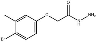 2-(4-BROMO-3-METHYLPHENOXY)ACETOHYDRAZIDE Struktur