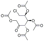 1,3,4,5-TETRA-O-ACETYL-6-CHLORO-6-DEOXY-D-FRUCTOSE Structure