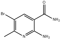 2-AMINO-5-BROMO-6-METHYL NICOTINAMIDE Structure