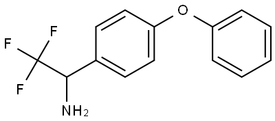 2,2,2-TRIFLUORO-1-(4-PHENOXY-PHENYL)-ETHYLAMINE Struktur