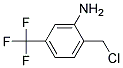2-CHLOROMETHYL-5-TRIFLUOROMETHYL-PHENYLAMINE Structure
