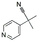 2-METHYL-2-PYRIDIN-4-YLPROPANENITRILE Struktur