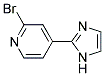 2-BROMO-4-(1H-IMIDAZOL-2-YL)-PYRIDINE