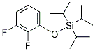 (2,3-DIFLUORO-PHENOXY)-TRIISOPROPYL-SILANE Struktur