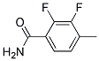 2,3-Difluoro-4-methylbenzamide, 97+% Struktur