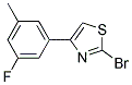 2-BROMO-4-(3-FLUORO-5-METHYL-PHENYL)-THIAZOLE Structure