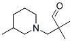 2,2-DIMETHYL-3-(3-METHYL-PIPERIDIN-1-YL)-PROPIONALDEHYDE Structure