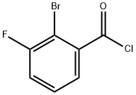 2-Bromo-3-fluorobenzoyl chloride Struktur