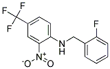 (2-Fluoro-benzyl)-(2-nitro-4-trifluoromethyl-phenyl)-amine Struktur