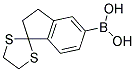 1,1-(ETHYLENEDITHIO)-INDANE-5-BORONIC ACID Struktur