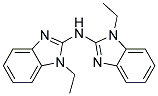 1-ETHYL-N-(1-ETHYL-1H-BENZIMIDAZOL-2-YL)-1H-BENZIMIDAZOL-2-AMINE Struktur