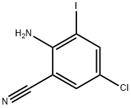 2-Amino-5-chloro-3-iodobenzonitrile Structure