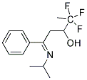1,1,1-TRIFLUORO-4-ISOPROPYLIMINO-1-METHYL-4-PHENYL-BUTANE-2-OL Struktur