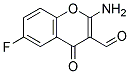 2-AMINO-6-FLUORO-3-FORMYLCHROMONE Structure