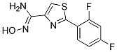 2-(2,4-DIFLUOROPHENYL)THIAZOLE-4-CARBOXAMIDOXIM Struktur