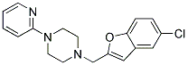 1-[(5-CHLORO-1-BENZOFURAN-2-YL)METHYL]-4-PYRIDIN-2-YLPIPERAZINE Struktur