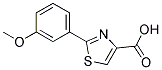 2-(3-METHOXY-PHENYL)-THIAZOLE-4-CARBOXYLIC ACID Structure