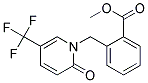 1-[2-(METHOXYCARBONYL)BENZYL]-5-(TRIFLUOROMETHYL)-2-PYRIDONE Struktur