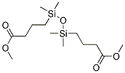 1,3-BIS(CARBOMETHOXYPROPYL)TETRAMETHYLDISILOXANE Structure
