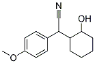 (2-HYDROXY-CYCLOHEXYL)-(4-METHOXY-PHENYL)-ACETONITRILE Struktur