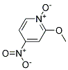 2-METHOXY-4-NITROPYRIDINE-N-OXIDE Struktur