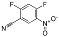 2,4-DIFLUORO-5-NITROBENZONITRIL Struktur