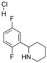 2-(2,5-DIFLUOROPHENYL)PIPERIDINE HYDROCHLORIDE Struktur