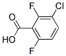 2,6-Difluoro-3-Chlorobenzoic Acid Struktur