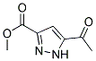 METHYL 5-ACETYL-1H-PYRAZOLE-3-CARBOXYLATE Struktur