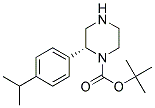 (R)-2-(4-ISOPROPYL-PHENYL)-PIPERAZINE-1-CARBOXYLIC ACID TERT-BUTYL ESTER Struktur