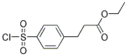 3-(4-CHLOROSULFONYL-PHENYL)-PROPIONIC ACID ETHYL ESTER Structure