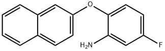 5-FLUORO-2-(2-NAPHTHYLOXY)ANILINE Struktur