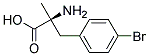 (S)-2-AMINO-3-(4-BROMOPHENYL)-2-METHYLPROPIONIC ACID Struktur