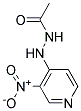 4-(2-ACETYLHYDRAZINO)-3-NITROPYRIDINE Struktur