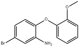 5-BROMO-2-(2-METHOXYPHENOXY)ANILINE Structure