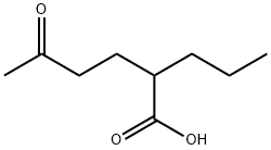 5-OXO-2-PROPYL-HEXANOIC ACID Struktur