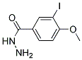 3-IODO-4-METHOXY-BENZOIC ACID HYDRAZIDE Structure