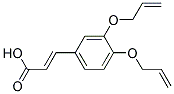 (E)-3-(3,4-BIS-ALLYLOXY-PHENYL)-ACRYLIC ACID Struktur