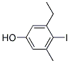 3-ETHYL-4-IODO-5-METHYL-PHENOL Struktur