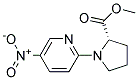 METHYL (2S)-1-(5-NITRO-2-PYRIDINYL)TETRAHYDRO-1H-PYRROLE-2-CARBOXYLATE Struktur