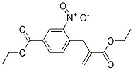 4-(2-ETHOXYCARBONYL-ALLYL)-3-NITRO-BENZOIC ACID ETHYL ESTER Structure