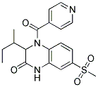 3-SEC-BUTYL-4-ISONICOTINOYL-7-(METHYLSULFONYL)-3,4-DIHYDROQUINOXALIN-2(1H)-ONE Struktur