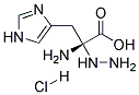 D-(-)-ALPHA-HYDRAZINOHISTIDINE HCL Struktur