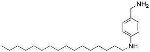 4-(HEXADECYLAMINO)BENZYLAMINE Struktur